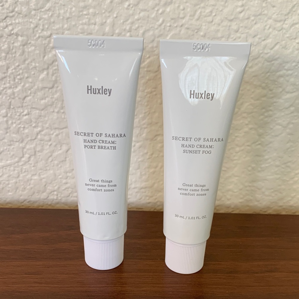 Huxley Secret of Sahara Hand Cream Set of 2 New, Made in Korea.